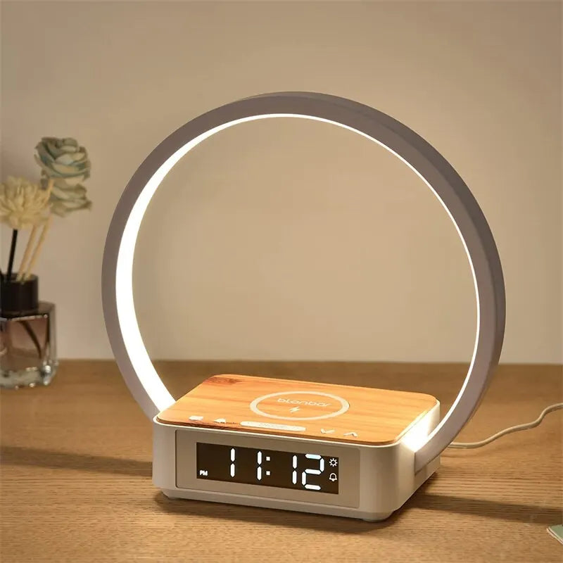 3 in 1 Wireless Charging Bedside Lamp